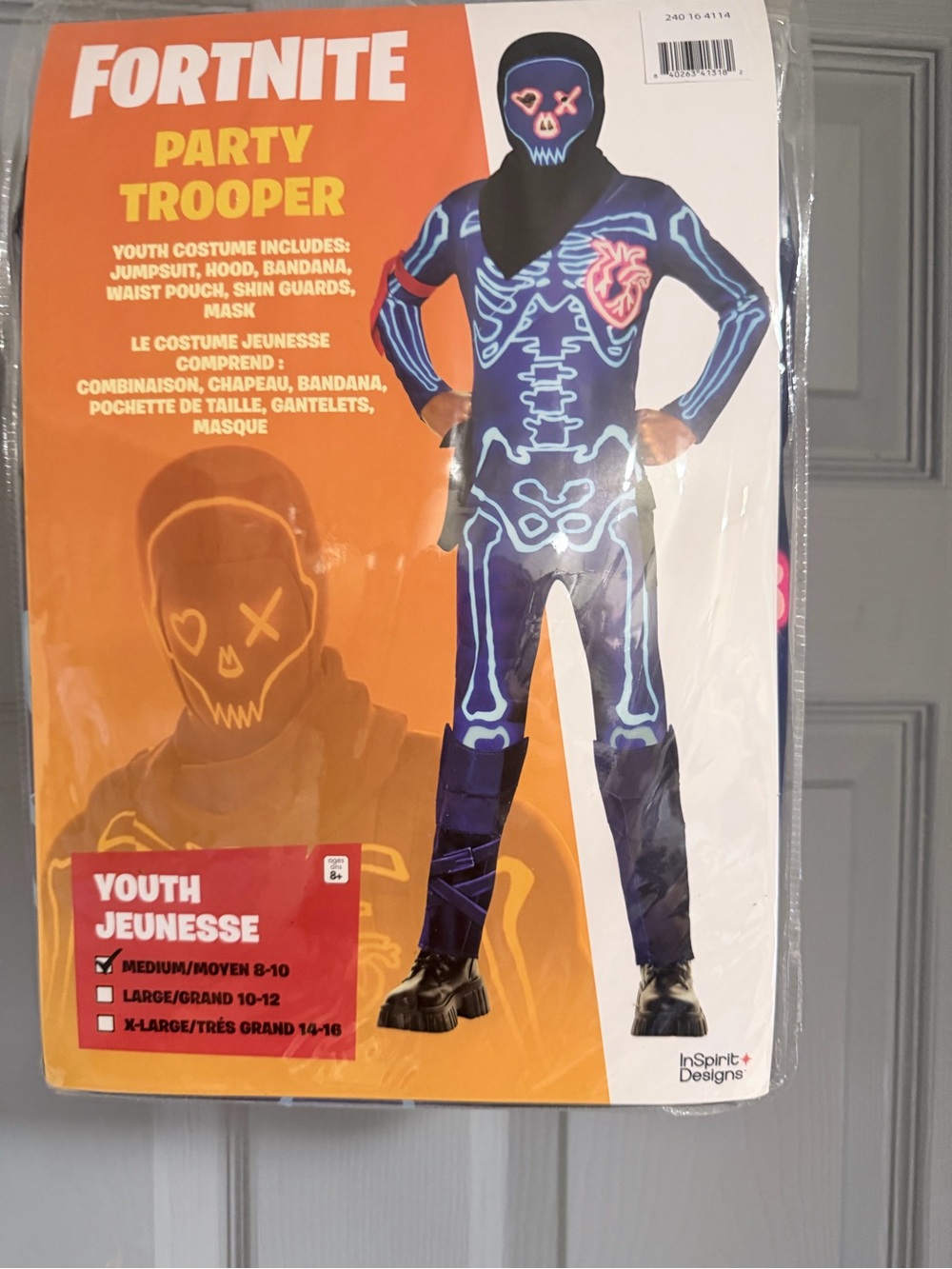 Party Trooper Youth Costume - Blue